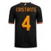 Billige AS Roma Bryan Cristante #4 Tredje Fodboldtrøjer 2023-24 Kortærmet